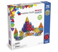 MAGNA-TILES MicroMAGS - Juego de construcción magnética de lujo de 70 piezas, la marca original de construcción magnética