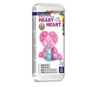 Magna-Tiles microMAGS - Juego de Viaje de corazón a corazón de 26 Piezas, la Marca Original de construcción magnética