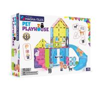 Magna-Tiles – Juego de construcción magnética Pet Playhouse, 50 piezas – Marca original