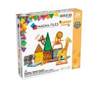 Magna-Tiles Safari Animals, The Original Magnetic Building Tiles For Creative Open-Ended Play, Educational Toys For Children Ages 3 Years + (25 Pieces) (20925)