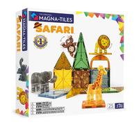 Magna-Tiles Safari Animals, The Original Magnetic Building Tiles For Creative Open-Ended Play, Educational Toys For Children Ages 3 Years + (25 Pieces) (20925)