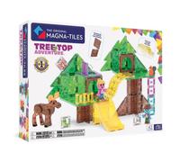 Magna-Tiles Treetop Adventure - Juego de construcción magnética de 42 piezas, la marca original de construcción magnética