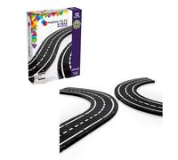 MAGNA-TILES XTRAS: Roads 12 Piece Magnetic Construction Set The ORIGINAL Magnetic Building Brand