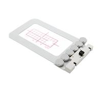 MagnaHoop RE10B - Aro magnético para Janome MC 500E 400E 550E Memory Craft Elna Expressive 830 830L, marco de metal magnético para máquina de bordar (3.9 x 1.6 pulgadas, JA415M)