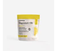 Magnesio + B6 sin azúcares, aroma natural de limón, 30 comprimidos Talla única