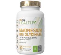 Magnesio Bisglicinato Alta Dosis, 120 Cápsulas de Magnesio Glicinato para Reducir Fatiga y Estrés, Apoyo al Sistema Inmunitario y Muscular, Magnesio de Alta Absorción y Eficacia, Vegano