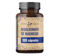 Magnesio Bisglicinato Cápsulas - 300 Cápsulas Altamente Dosificadas - Bisglicinato de Magnesio 400 mg por Porción Diaria - Vegano - Magnesium Glycinate