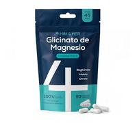 Magnesio Bisglicinato Complex 3-en-1 Cápsulas con B6 para Cansancio y Músculos - 1279mg Glicinato, Citrato, Malato - 250mg Elemental - Alta Absorción, Suave con el Estómago - 90 Veganas - 4 HIM & HER