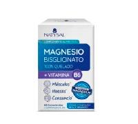 Magnesio bisglicinato + vitamina B6 60 comprimidos NATYSAL - suplemento mineral para músculos y huesos