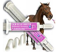 Magnesio Caballo 3 * 30ml Pasta Calmante para Caballos I Refuerzo Calmante Antiestrés I L-Triptófano I para el Transporte de la Ansiedad I Pasta de Magnesio Serenidad Caballo Nervioso Alta Dosis