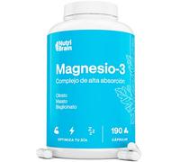 Magnesio Complex 1333mg Citrato, Malato y Bisglicinato, 190 Cápsulas | Dormir Mejor, Mayor Energía, Recuperación Muscular, Máxima Absorción, Apoyo en la Digestión y Estado Anímico