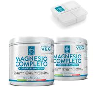 Magnesio Complex 1500mg 360 Cápsulas PiùLife, 300mg Magnesio Puro, Magnesium 6 en 1 Con Bisglicinato, Citrato, Pidolato, Carbonato, Gluconato Y Óxido, Suplemento Músculos, Huesos, Estrés
