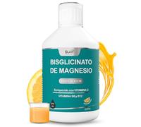 Magnesio Glicinato (Magnesium Glycinate) con Vitamina C, B6 y B12 - Bisciglinato de Magnesio Alta Absorción 100% VRN - Reduce Cansancio, Fortalece Huesos y Sistema Nervioso - 500ml (33 días)