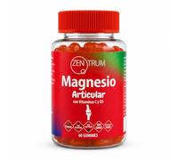 Magnesio Gummies Articular con Vitamina C y D3 | 60 Gummies Veganas | Zentrum Articulaciones | Con Magnesio | Sin Gluten y sin Lactosa | Complemento Alimenticio