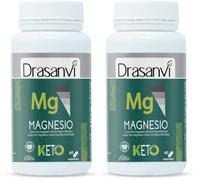 Magnesio Keto Drasanvi en 60 Comprimidos Diarios de Uso Facil Sin Gluten (Paquete de 2)