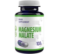 Magnesio Malato 2000mg por dosis 180 cápsulas veganas, probadas en Laboratorio, puro, sin rellenos