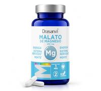 Magnesio Malato 250mg Drasanvi Alta Absorcion | 60 comprimidos | Alta Absorcion para Mas Energia y Menos Fatiga, Beneficia a los Musculos y el Sistema Nervioso, Vegano, Sin Gluten