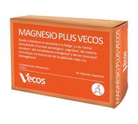 Magnesio Plus Vecos • Magnesio con Ácido Fólico y Vitaminas B • 30 Cápsulas • Complemento Alimenticio (30 Cápsulas (1 Caja))