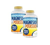 Magnesio y Potasio 1400 Comprimidos - Citrato de Magnesio y Citrato de Potasio - Contra el Cansancio y la Fatiga Física, Calor, Sales Minerales Orgánicas de Alta Asimilaridad