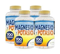 Magnesio y Potasio 2800 Comprimidos - Citrato de Magnesio y Citrato de Potasio - Contra el Cansancio y la Fatiga Física, Calor, Sales Minerales Orgánicas de Alta Asimilaridad