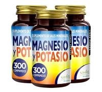 Magnesio y Potasio 300 Comprimidos (x3) - Suplemento para Combatir el Cansancio, la Fatiga y Adaptarse al Calor | Citrato de Magnesio y Citrato de Potasio Alta Asimilación
