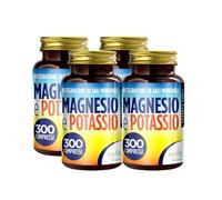 Magnesio y Potasio 300 Comprimidos (x4) - Suplemento para Combatir el Cansancio, la Fatiga y Adaptarse al Calor | Citrato de Magnesio y Citrato de Potasio Alta Asimilación