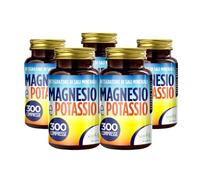 Magnesio y Potasio 300 Comprimidos (x5) - Suplemento para Combatir el Cansancio, la Fatiga y Adaptarse al Calor | Citrato de Magnesio y Citrato de Potasio Alta Asimilación