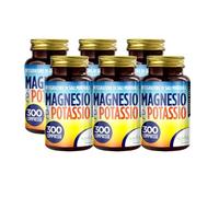 Magnesio y Potasio 300 Comprimidos (x6) - Suplemento para Combatir el Cansancio, la Fatiga y Adaptarse al Calor | Citrato de Magnesio y Citrato de Potasio Alta Asimilación