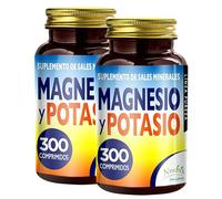 Magnesio y Potasio 600 Comprimidos - Citrato de Magnesio y Citrato de Potasio - Contra el Cansancio y la Fatiga Física, Calor, Sales Minerales Orgánicas de Alta Asimilaridad (600 unità)