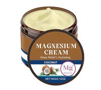 Magnesium Butter Cream for Sleep, 60g Mantequilla Relajante Muscular, Loción Para Dormir Por La Noche Calmante, Loción Corporal Hidratante, Relajación Muscular Cuidado Piel Hidratación Profunda
