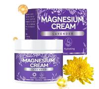 Magnesium C Ream Lavender, crema de magnesio, loción de alivio de articulaciones, absorción rápida y apoyo calmante muscular, suave para la piel con beneficios naturales, 120 ml, para el cuidado