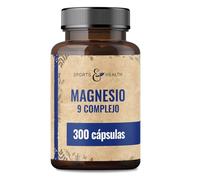 Magnesium Complex 400mg - 300 Cápsulas con 9 Compuestos de Magnesio Puros