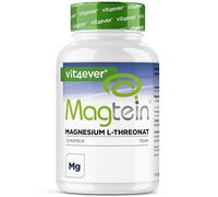 Magnesium Threonate 120 cápsulas - Altamente dosificado 2000 mg Magtein® Magnesium-L-Threonate por día - ideal para abastecer el cerebro - Vegano