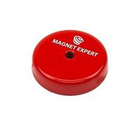 Magnet de Bote de Ferrita C/W M6 Agujero Roscado Para Aplicaciones Semi -Permanentes - 46mm de Diámetro x 11mm de Espesor - 6kg - Paquete de 4