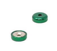 Magnet de Bote de Neodimio Verde A Green Para Artes, Manualidades, Fabricación de Modelos, Bricolaje, Pasatiempos, Oficina Y Hogar - 16mm de Diámetro de 80