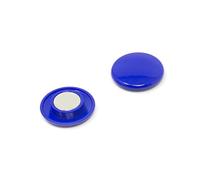 Magnet de Oficina de Planificación Azul de Alta Potencia para Refrigerador, Pizarra, Tablero de Anuncios, Archivador - 40mm de Diámetro x 11mm de Alto - Paquete de 120