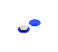 Magnet de Oficina de Planificación Azul de Alta Potencia para Refrigerador, Pizarra, Tablero de Anuncios, Archivador - 40mm de Diámetro x 11mm de Alto - Paquete de 60
