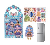 Magnet Dress Up Doll - Pretend Play Imaginative Figure Set, Magnetic Outfit Changing Toy Developing Creativity, Interactive Fashion Accessory | Enhancing Learning Engagement, Party Activities