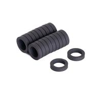 Magnet Expert FIRST4MAGNETS FR110803-20 Exterior de 11,7 mm. Diámetro Interior de 7,9 mm. Imanes de ferrita Y10 de 3 mm de Grosor, 0,076 kg de Fuerza (Paquete de 20), Metal, Gris, Pack of 20