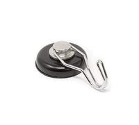 Magnet Expert Imán Del Pote Del Neodimio 40mm Diámetro Con Gancho De Goma Base Y Giratorio (paquete De 10)