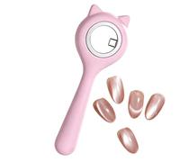 Magnet For Nails - Circle Portable Flexible Compact Tool | Design Ring | Powerful Hollow Round Magnetic Tool For DIY Beginners Nail Technicians Women Girls Artists Home Travel 8x2.7cm
