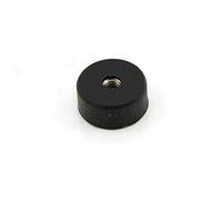 Magnet Recubierto de Goma - 22mm de Diámetro x 10mm de Espesor x M5 M5 Presidente - 3.8kg de Extracción - Paquete de 4