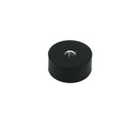 Magnet Recubierto de Goma Con El Consumo M5 Para Bricolaje, Ingeniería, Fabricación, Colgación Y Aplicaciones de Sujeción - 22mm de Diámetro x 10mm de Espesor - 3.8kg - Paquete de 4