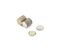 Magnetastico | 40 Piezas imanes autoadhesivos potentes neodimio N52 Disco 8x1 mm| Imanes Fuertes Adhesivos con Cinta Adhesiva| Imanes N52 película Adhesiva, iman Adhesivo, iman Autoadhesivo