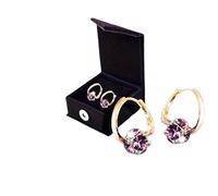 Magnetfeldtherapie Germanium Ohrringe, Magnet Ohrringe zur Unterstützung der Figurpflege (c)