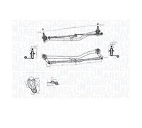 Magneti Marelli 085570787010 Brazo Limpia Parabrisas Delantero Para BMW E46