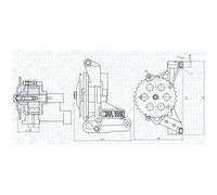 MAGNETI MARELLI 351516000032 Bomba de aceite