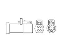Magneti Marelli 466016355004 Sonda Lambda Para Ford Cougar Fiesta IV Focus