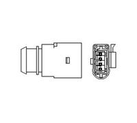 MAGNETI MARELLI 466016355045 Sonda lambda térmico 721mm para VW GOLF VI (5K1)