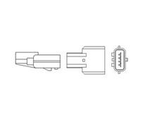 Sonda lambda térmico 466016355104 MAGNETI MARELLI para RENAULT DACIA